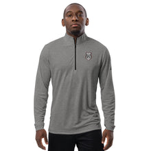 Load image into Gallery viewer, Quarter zip pullover RED HEREOS OUTLINE