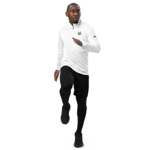 Load image into Gallery viewer, Quarter zip pullover BLUE HEROES OUTLINE