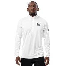 Load image into Gallery viewer, Quarter zip pullover BLUE HEROES OUTLINE