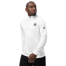 Load image into Gallery viewer, Quarter zip pullover BLUE HEROES OUTLINE